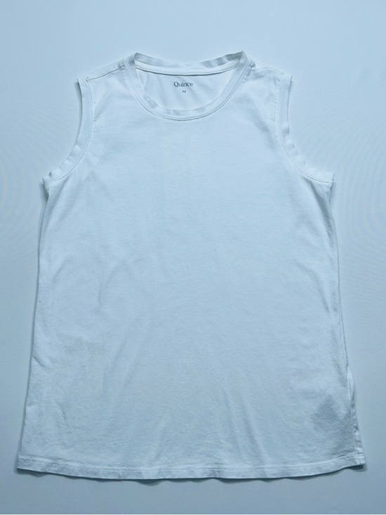 Quince Tops - Quince Cotton Modal Muscle Tank Womens Size XS White